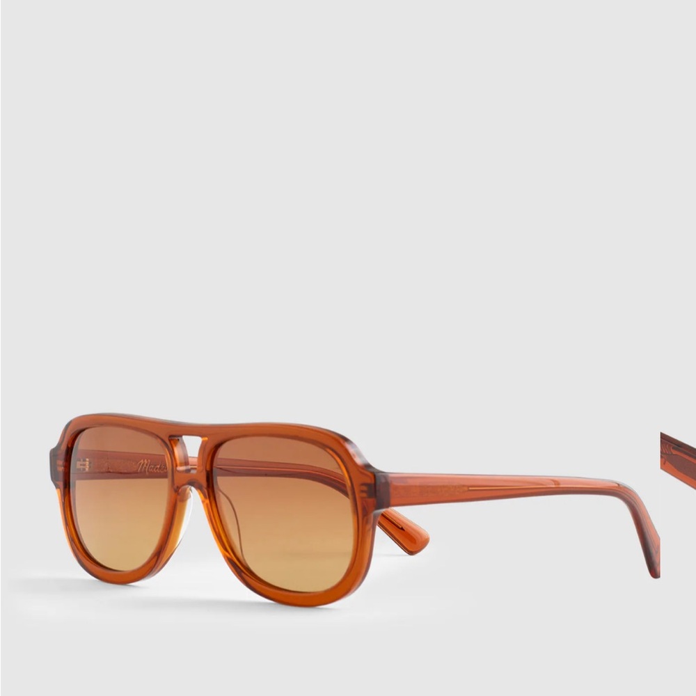 Madewell logaan aviator sunglasses cinnamon stick sunnies NWT